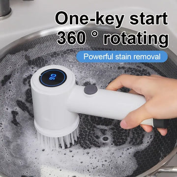 Handheld Multifunctional Electric Floor Cleaning Brush